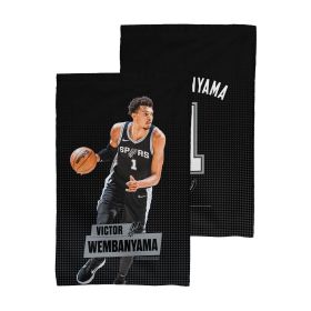 San Antonio Spurs NBA Victor Wembanyama 2 Pack Fan Towel 16 x 25 inches