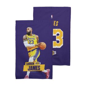 Los Angeles Lakers NBA Lebron James 2 Pack Fan Towel 16 x 25 inches